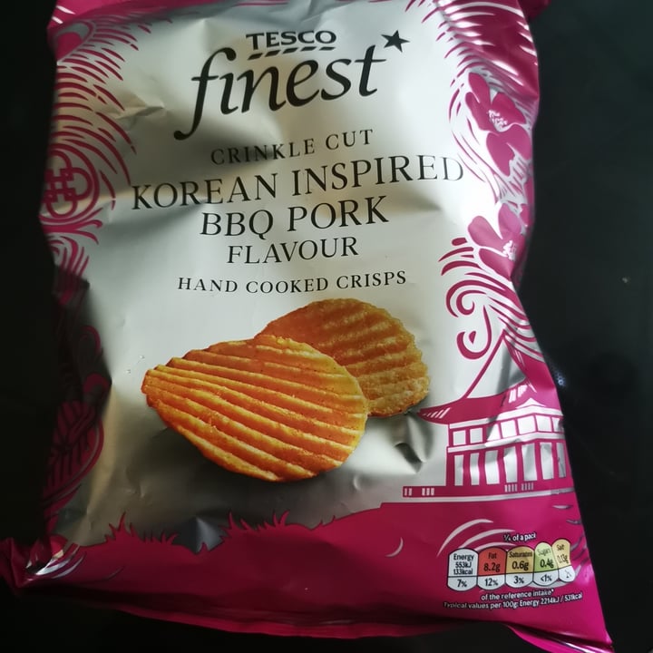 photo of Tesco Finest Korean inspired Bbq pork flavoured Crisps shared by @kimalexis1981 on  17 Apr 2024 - review