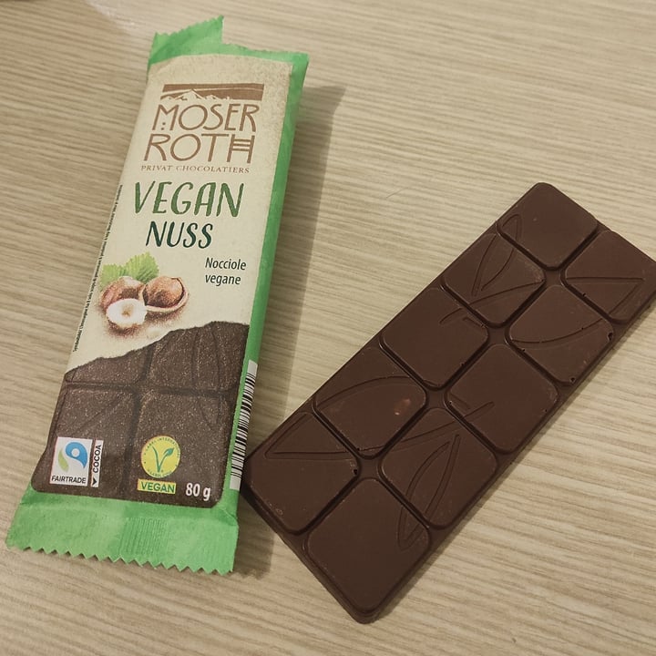 photo of Moser Roth Vegan Nuss shared by @niklabelloli1 on  05 Nov 2023 - review