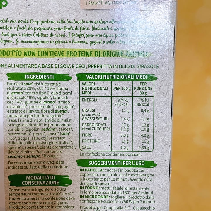 photo of Vivi Verde Coop Falafel vegetali shared by @franvegg on  09 May 2024 - review