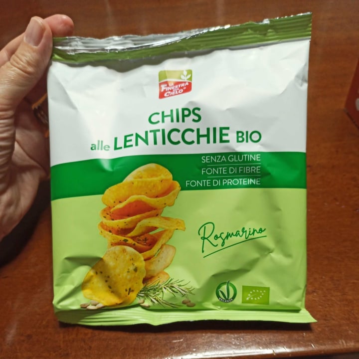 photo of La Finestra Sul Cielo Chips alle Lenticchie BIO shared by @b3tty on  17 Jul 2025 - review