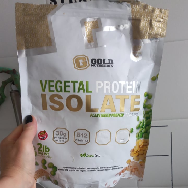 photo of Gold nutrition Vegetal Protein Isolate shared by @vforvegan on  20 Sep 2025 - review