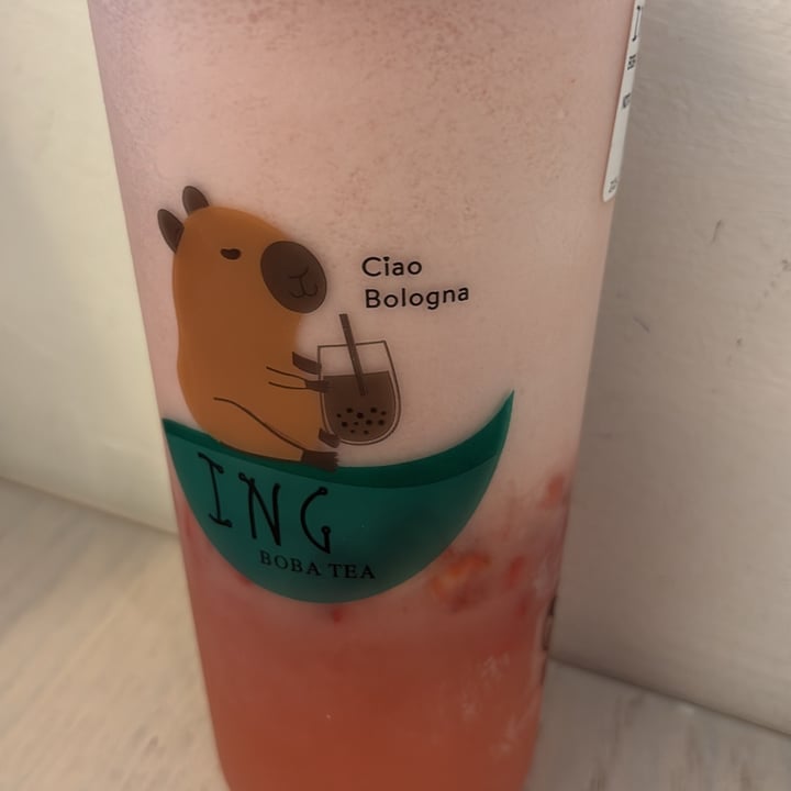 photo of ING Boba Tea Strawberry’s love shared by @acilegna on  02 Sep 2025 - review