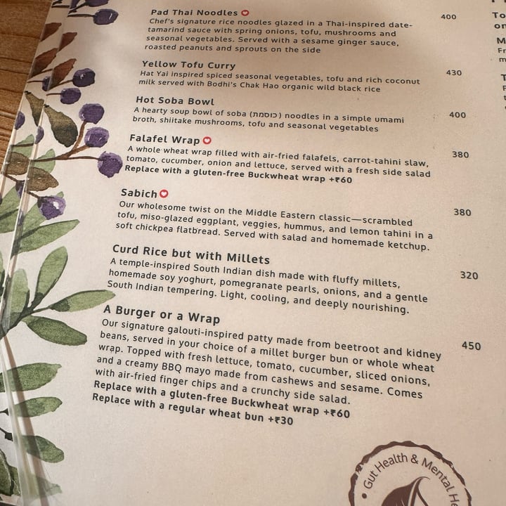 photo of Bodhi Greens - The Organic Vegan Café sabith shared by @gillhibbitt on  11 Oct 2025 - review