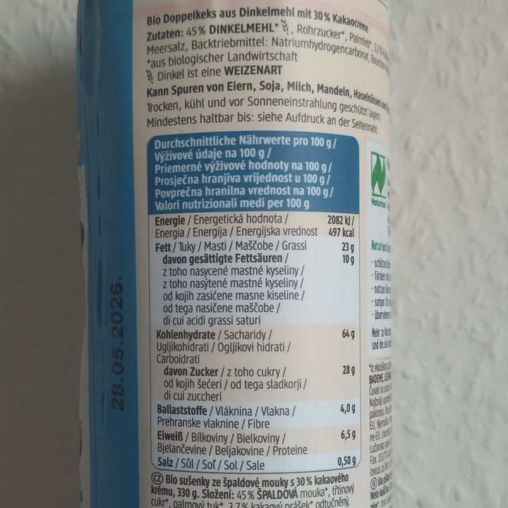 photo of Dm bio dinkel doppel keks shared by @martinadigabriele on  10 Sep 2025 - review