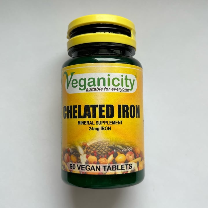 photo of Veganicity chelated iron 24mg shared by @zolia on  04 Jun 2024 - review