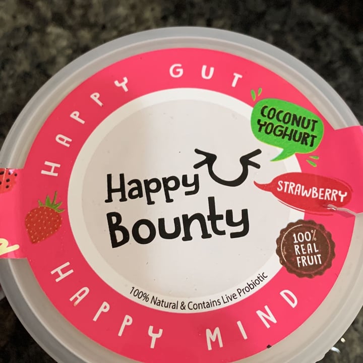 photo of Happy Bounty Coconut Strawberry Yoghurt shared by @georgejacobs on  26 Aug 2023 - review