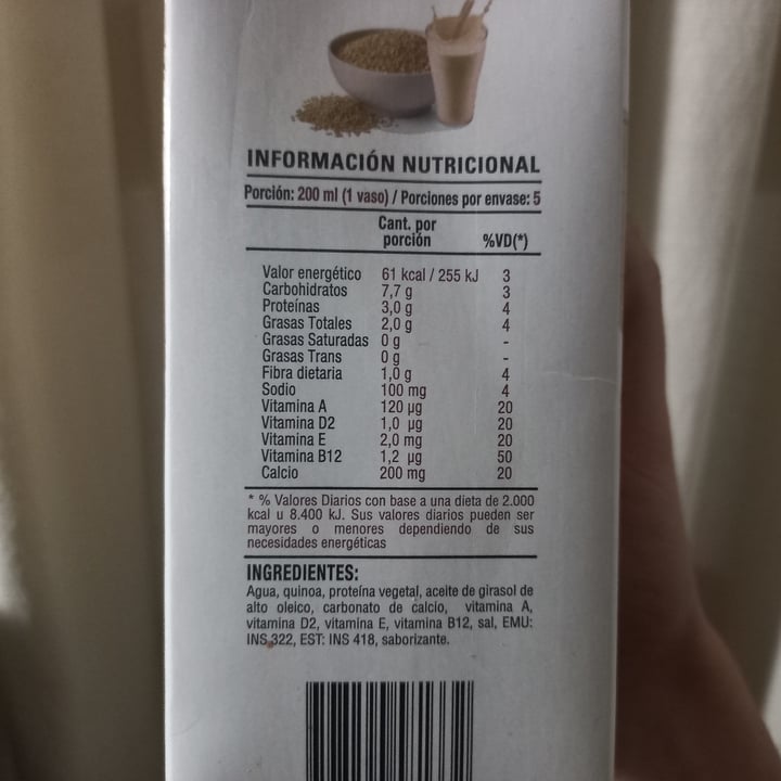 photo of Biba Leche de quinoa shared by @agustin1925 on  26 Aug 2023 - review