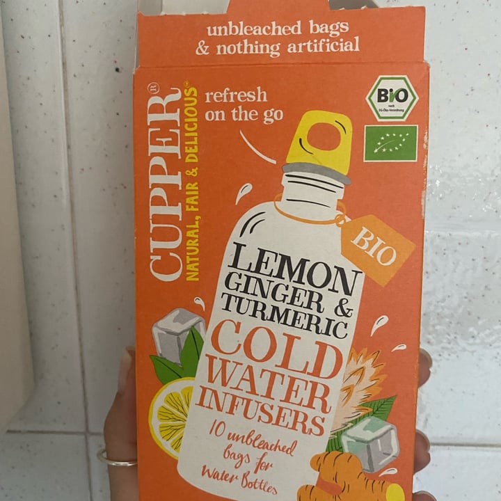 photo of Cupper Limone Zenzero e Curcuma Infuso a Freddo shared by @nochmalbitte on  25 Jul 2025 - review