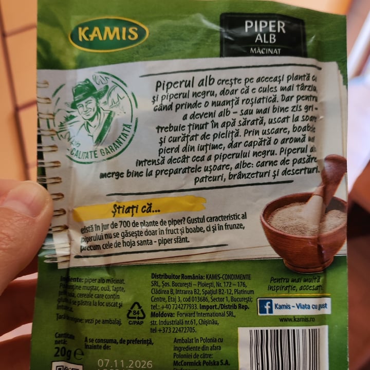 photo of Kamis white pepper shared by @goe on  25 Apr 2024 - review