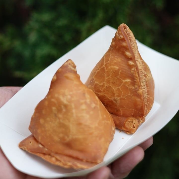 photo of Rollz Rice Indian Kitchen vegan samosa shared by @lizmaselli on  13 Apr 2024 - review