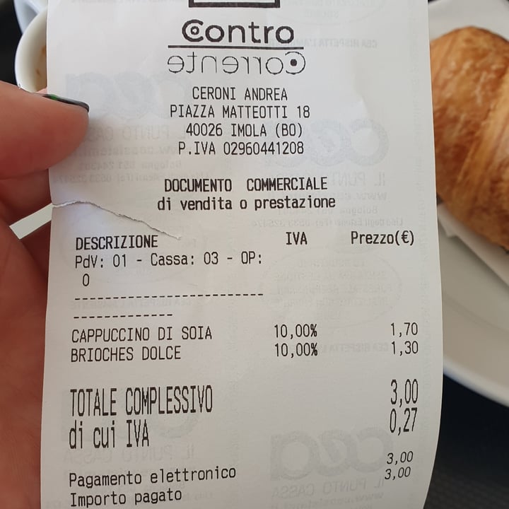 photo of Contro Corrente Colazione shared by @matildem on  11 May 2024 - review