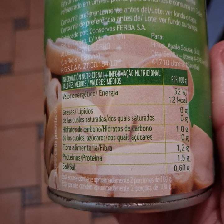 photo of Ayala Champiñones Laminados shared by @danielgl on  15 Oct 2025 - review