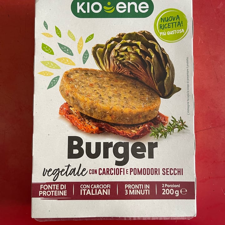 photo of Kioene Burger ai carciofi e pomodori secchi shared by @paologemma on  27 Apr 2024 - review
