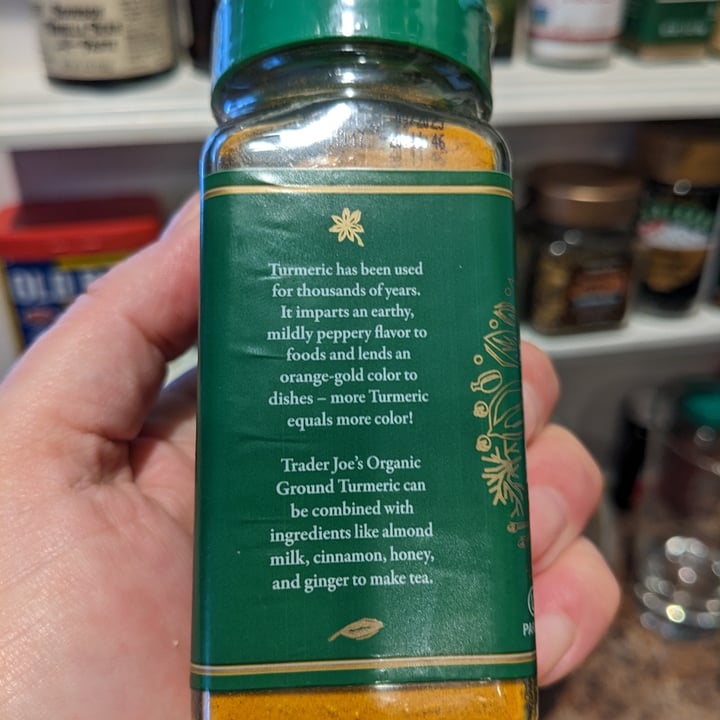 photo of Trader Joe's organic turmeric powder shared by @theveganfeast on  24 Jan 2024 - review
