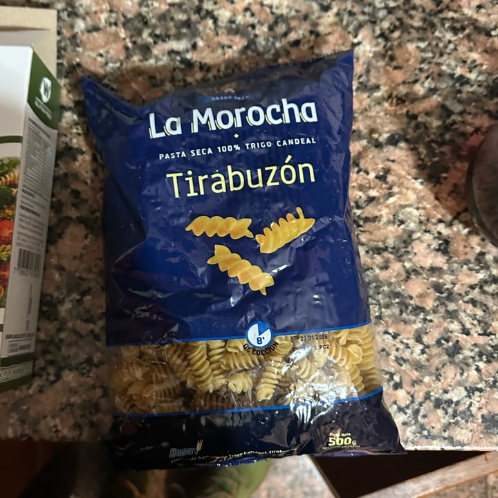 photo of La Morocha Fideos de Sémola de Trigo Candeal. Tirabuzón shared by @nicolerenou on  03 Apr 2024 - review
