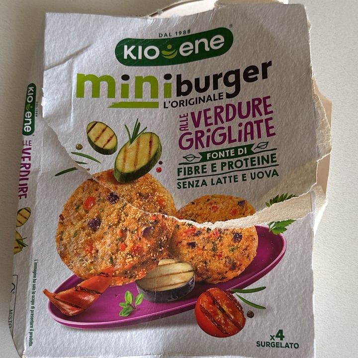 photo of Kioene mini burger alle verdure grigliate shared by @gerba on  01 Aug 2024 - review