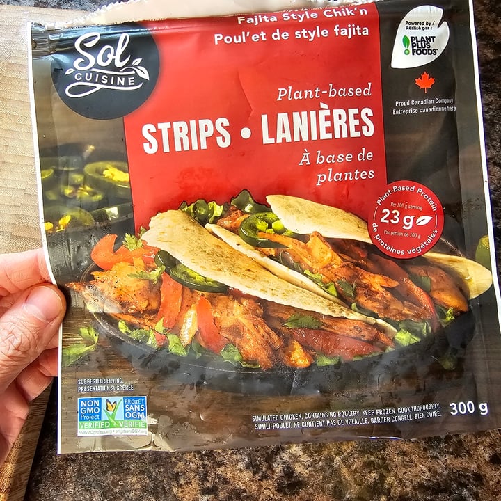 photo of Sol Cuisine Fajita Style Chik'n - Plant-based Strips shared by @mermont on  02 Apr 2024 - review