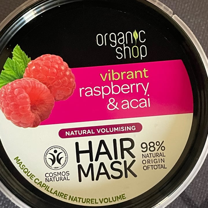 photo of Organic shop Hair Mask Raspberry & Acai shared by @angelvniello on  09 Apr 2024 - review