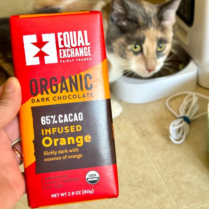 photo of Equal Exchange Organic Dark Chocolate Infused Orange shared by @thehungrybunny01 on  08 Apr 2025 - review