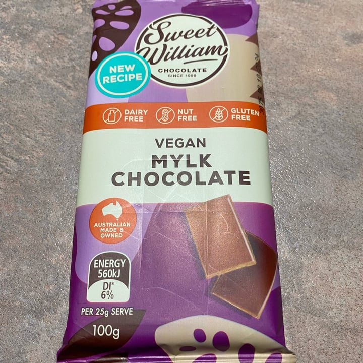 photo of Sweet William Vegan Mylk Chocolate shared by @dan17 on  01 Feb 2024 - review