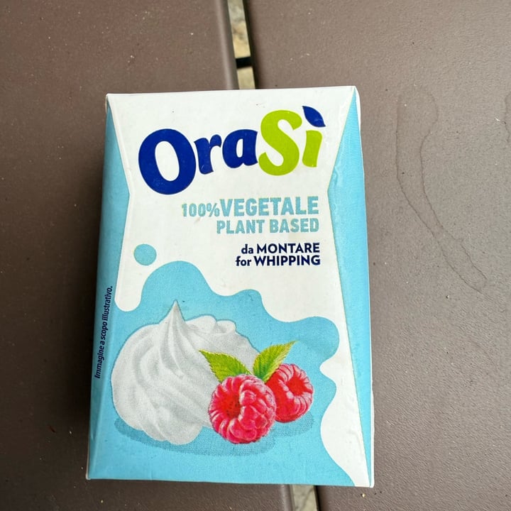 photo of OraSí Crema da montare 100% vegetale shared by @mimmanelcuore on  18 Aug 2025 - review