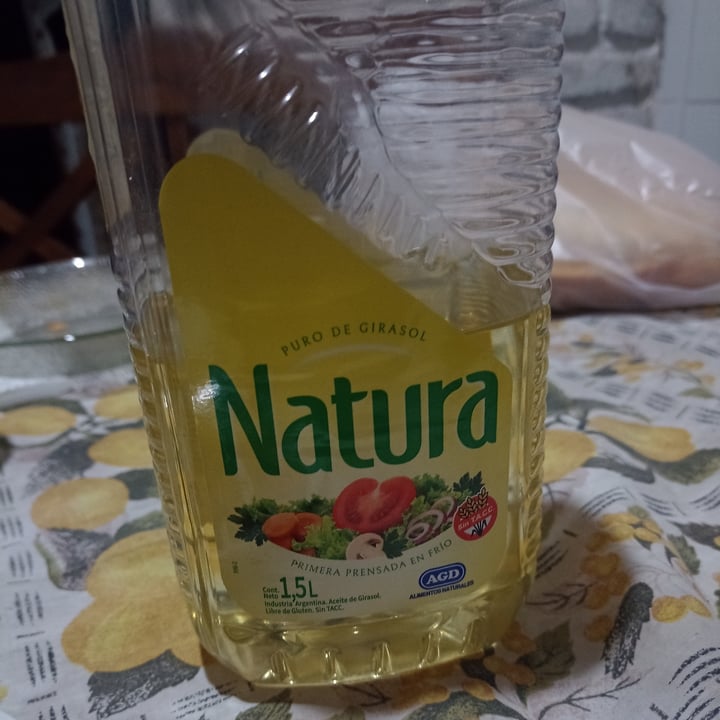 photo of Natura Aceite de girasol 1.5L shared by @mar-antiespecista on  22 Oct 2023 - review