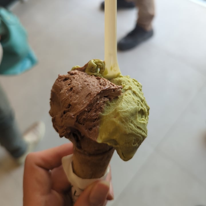 photo of RivaReno ice cream shop Pistacchio senza latte shared by @bratkart0ffel on  10 May 2024 - review