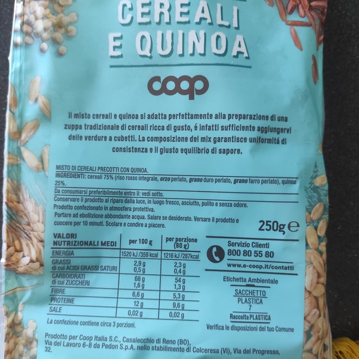 photo of Coop Cereali e Quinoa shared by @kedraya on  09 Aug 2025 - review