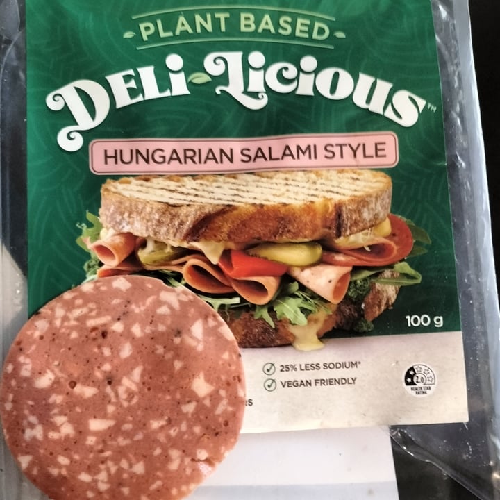 photo of Deli licious Hungarian Salami style shared by @helenevegan on  17 Jan 2024 - review
