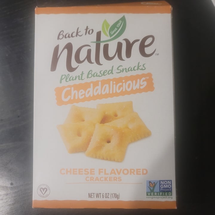 photo of Back to Nature Cheddalicious Cheese Flavored Crackers shared by @pink417 on  03 Mar 2024 - review