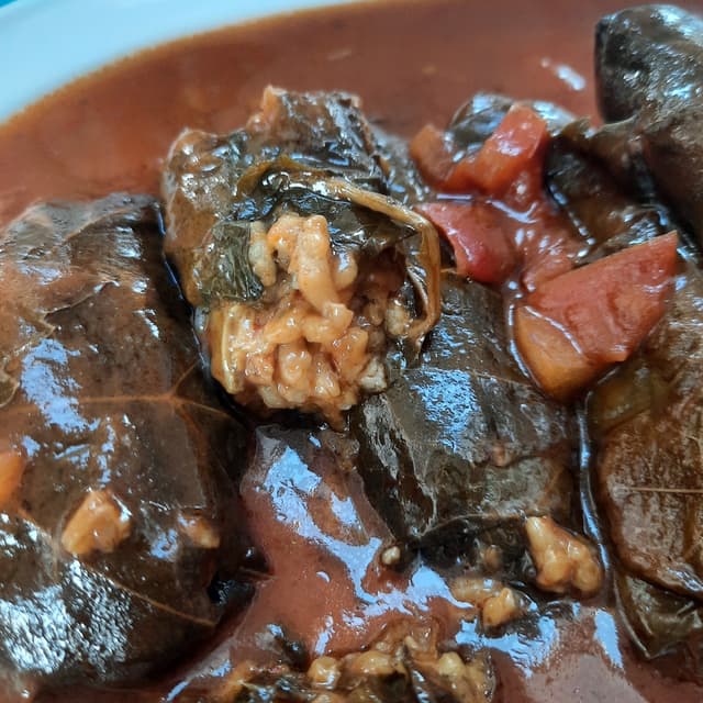 Photo of the dish “Hojas De Parra Rellenas De Arroz”