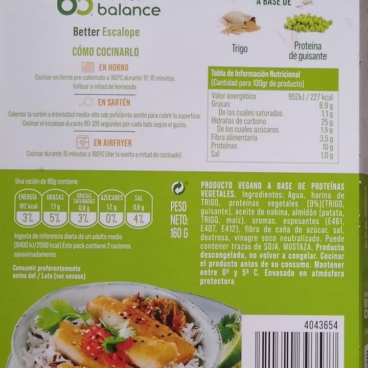 photo of better balance Escalope shared by @titoherbito on  16 Sep 2023 - review