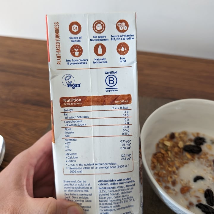 photo of Alpro no sugar nutty almond milk shared by @stevenneoh on  02 May 2024 - review