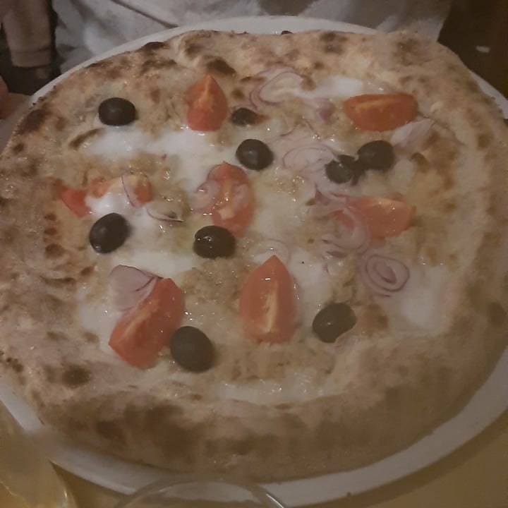 photo of Pizzeria Nonno Chitò Pizza Vuna cipolla pomodorini olive e feta shared by @schid on  09 Oct 2023 - review