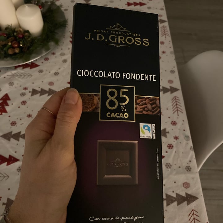 photo of J.D Gross Cioccolato Fondente 85% shared by @tinavegl on  26 Apr 2024 - review