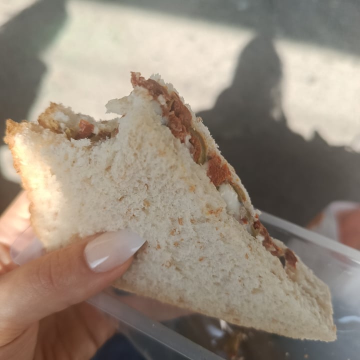 photo of La bottega del panino Tramezzini Pomodoro Olive Nere E Salsa Vegana shared by @azaholmes01 on  30 Sep 2025 - review