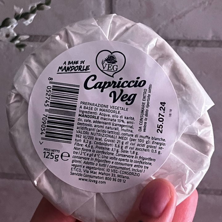 photo of ioVEG Capriccio Veg shared by @giuliettaveg on  17 Jul 2024 - review