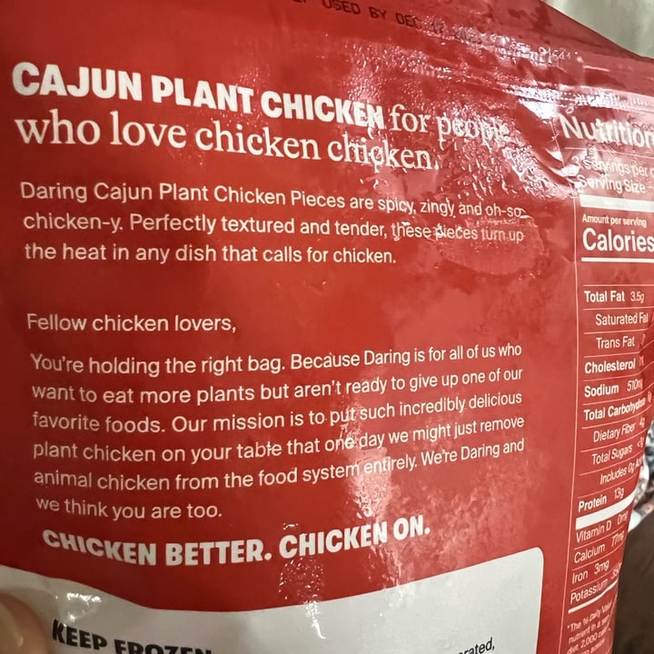photo of Daring Cajun Plant Chicken Pieces  shared by @allycat38 on  14 Apr 2024 - review
