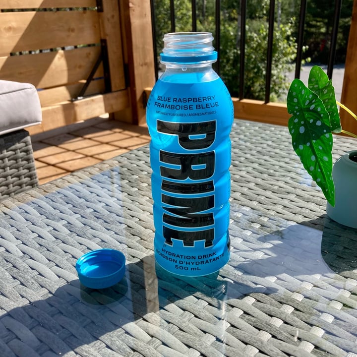 photo of Prime Blue raspberry hydration drink shared by @mikadog on  03 Sep 2023 - review