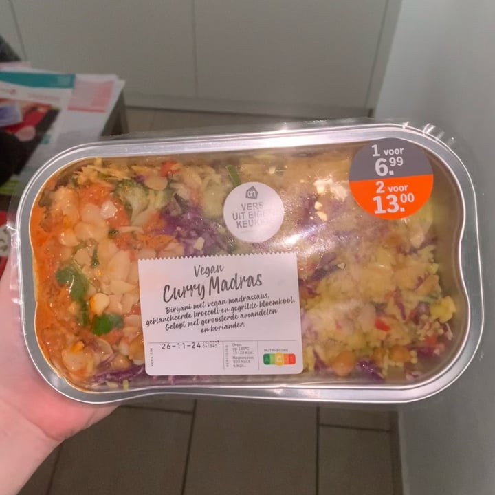 photo of Albert Heijn AH vegan curry madras shared by @helena12345 on  22 Dec 2024 - review