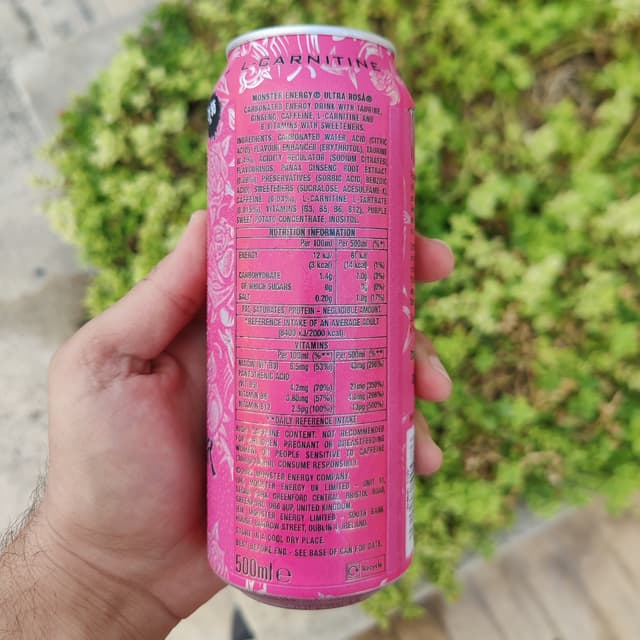 Ultra Rosa from Monster Energy - Vegan Product Reviews & Ratings | abillion