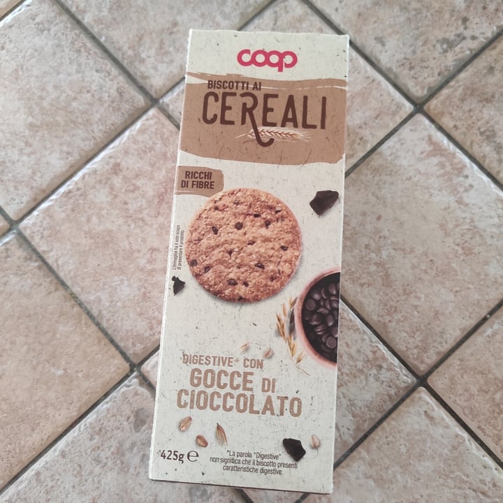 photo of Coop Biscotti Ai Cereali Digestive Con Gocce Di Cioccolato shared by @giorgiacortese on  10 Sep 2023 - review