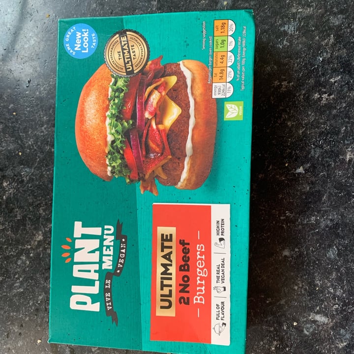 photo of Plant Menu ultimate no beef burgers shared by @unejanie on  18 Jul 2024 - review