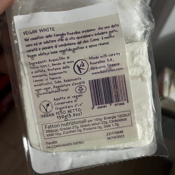 photo of Kourellas vegan white greek type shared by @marisolmarch on  04 Sep 2023 - review