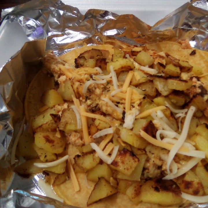 photo of The Brunch Truck of Amarillo All Vegan Corn Tortillas, Egg, Cheese, Sausage, Breakfast Tacos shared by @x9flourishing on  27 Feb 2025 - review