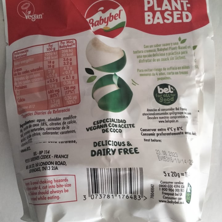 photo of Babybel Plant-Based Plant Based Original shared by @denah on  09 Dec 2023 - review