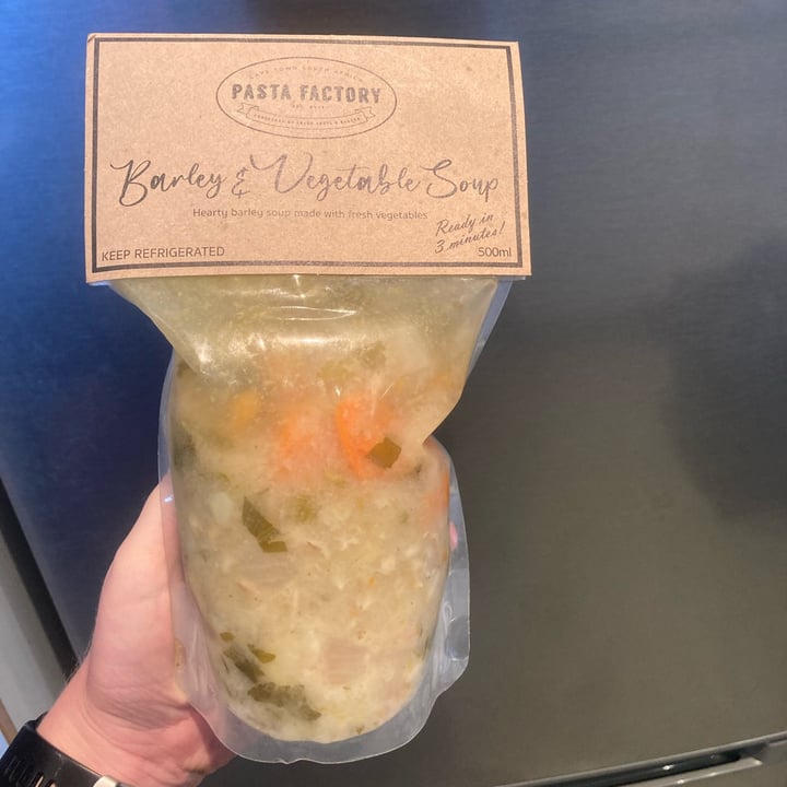 photo of Pasta Factory Barley and Vegetable Soup shared by @catherinews on  25 Apr 2024 - review