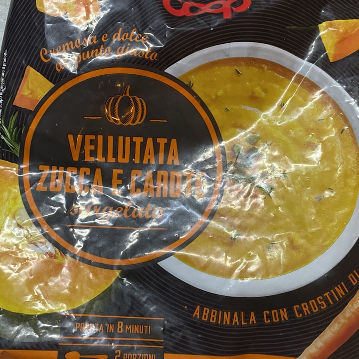 photo of coop Vellutata Di Zucca E Carote shared by @giolorali on  18 Jan 2024 - review