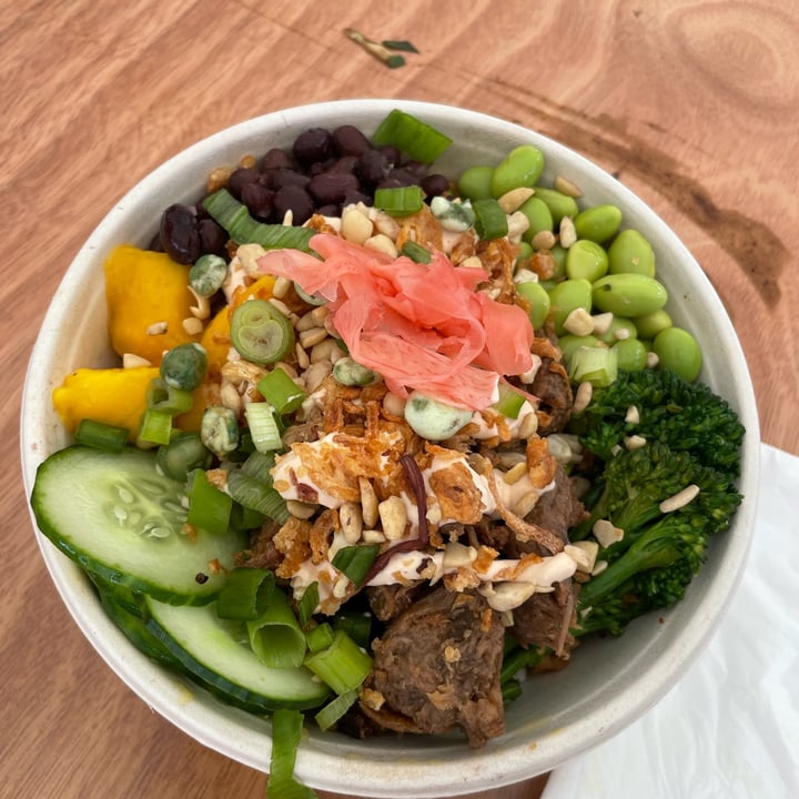 photo of LOKI POKÉ - Wapping Wharf BBQ ‘Pork’ Poke Bowl shared by @thomasbrindle on  25 Jul 2024 - review