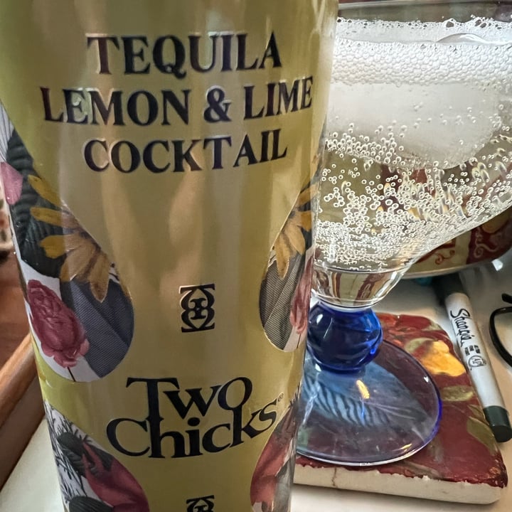 photo of Two Chicks tequila lemon &lime  cocktail . sparkling margarita shared by @allycat38 on  02 Apr 2024 - review